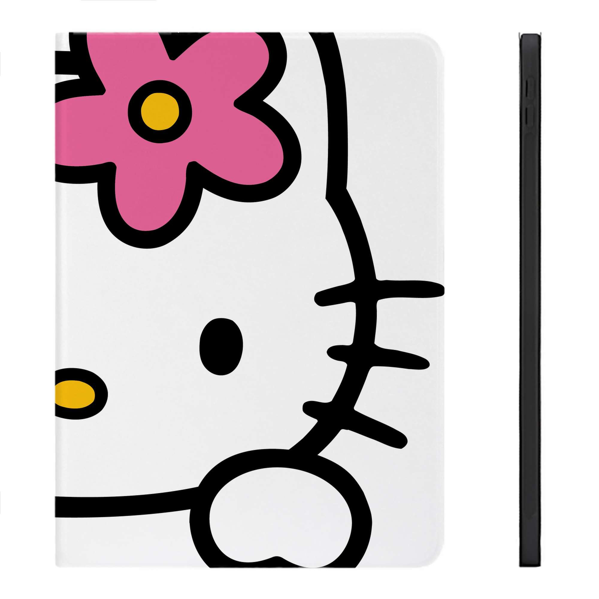 （画像用） Hello Kitty ハローキティ IPadケース ペンホルダー付き ブックスタイルデザイン
